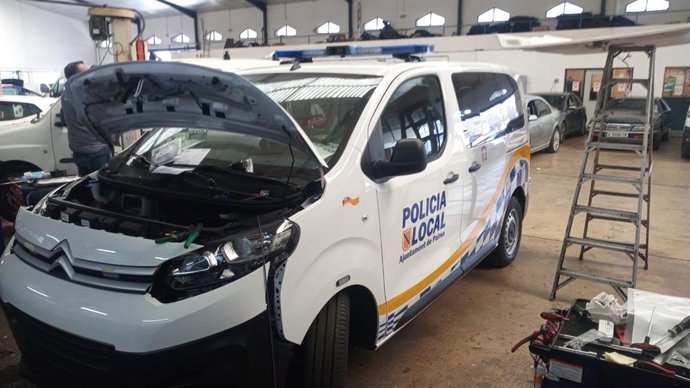 Un furgón de la Policía Local de Palma.