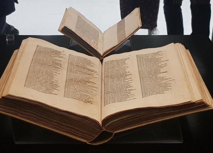 Una de las obras que se exponen.