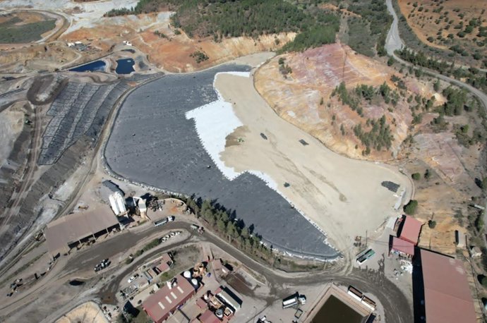 Planta de residuos industriales en Nerva (Huelva).