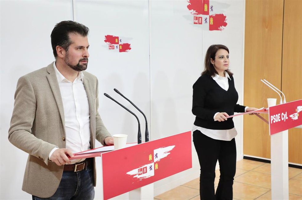 Luis Tudanca y Adriana Lastra.