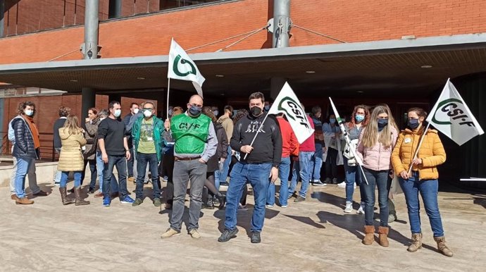 CSIF realitza concentracions en les quals exigeix millores laborals en el Centre Superior d'Investigacions Científiques