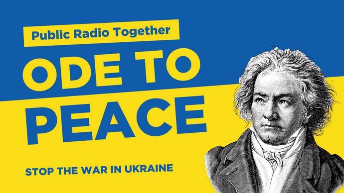 Radio Clásica se une a la UE emitiendo la novena sinfonía de Beethoven en apoyo al pueblo ucraniano.