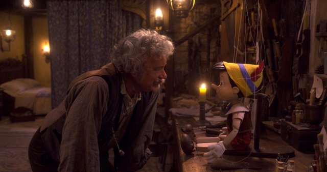Así luce Tom Hanks com Geppetto en el remake de Pinocho de Disney