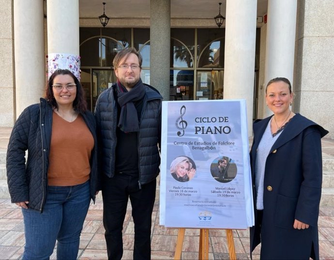 La música de Paula Coronas y Manuel López llega a Rincón de la Victoria con un ciclo de piano este mes de marzo