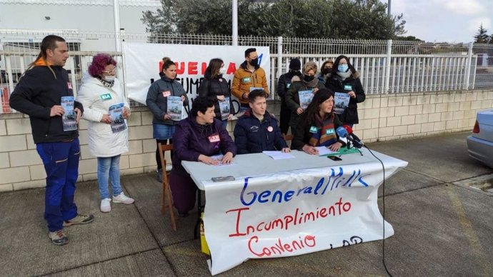 Presentación de la huelga.