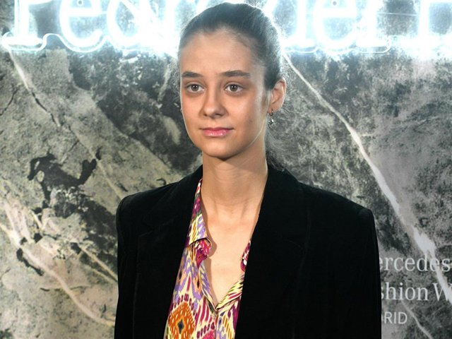 Victoria Federica, en el desfile de Pedro del Hierro en Madrid tras su intenso paso por la semana de la moda de París