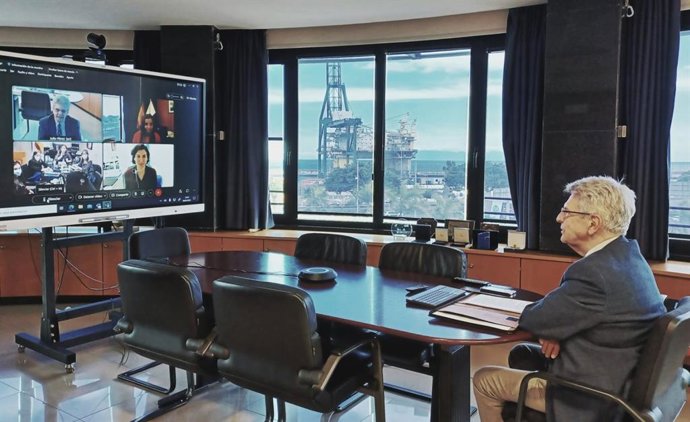 El consejero de Administraciones Públicas, Justicia y Seguridad del Gobierno de Canarias, Julio Pérez