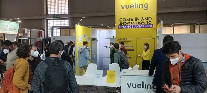 El expositor de Vueling en el '4 Years From Now' (4YFN)