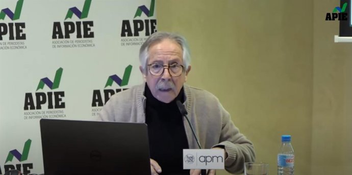 Josep Oliver, el codirector de EuropeG y autor del Policy Brief presentado este jueves en Madrid que lleva el título 'Desequilibrios financieros de la economía española 2013-2019, efectos de la Covid-19 e impacto de la intervención del BCE'.