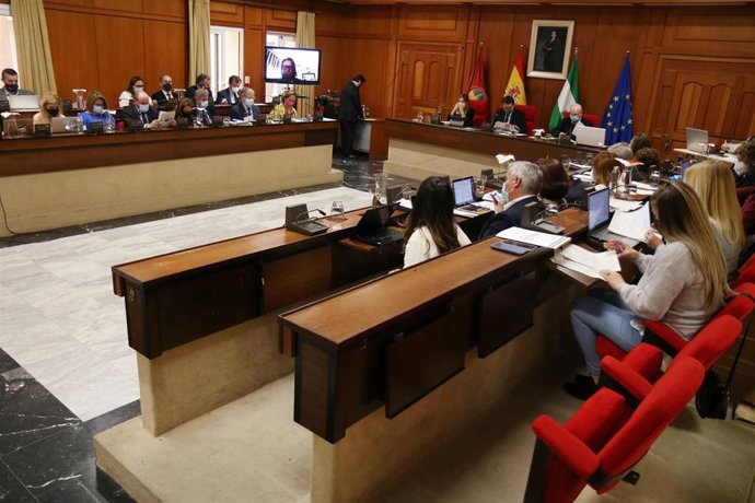 Salón de Plenos del Ayuntamiento de Córdoba.