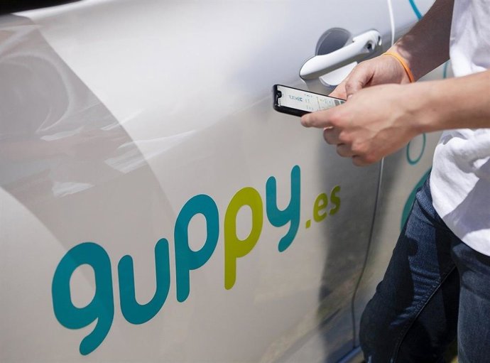 Usuario con la app de guppy