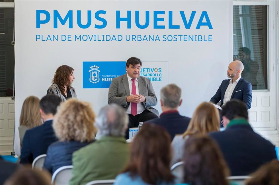 Presentación del Plan de Movilidad Urbana Sostenible de Huelva.