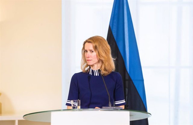 La primera ministra de Estonia, Kaja Kallas. 