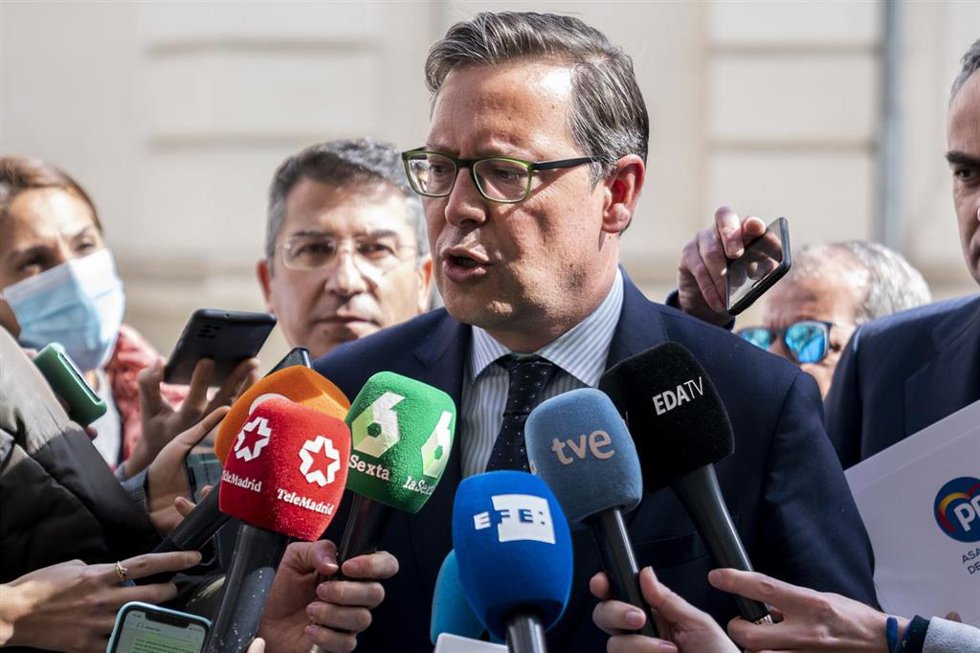 El portavoz del PP, Alfonso Serrano.
