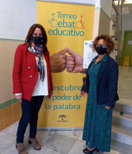 La delegada de Educación y Deporte de la Junta en Huelva, Estela Villalba, ha asistido  a la inauguración de la fase final provincial del III Torneo de Debate Educativo