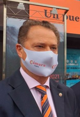 Archivo - El presidente de la Cámara de Comercio de Gijón, Félix Baragaño.