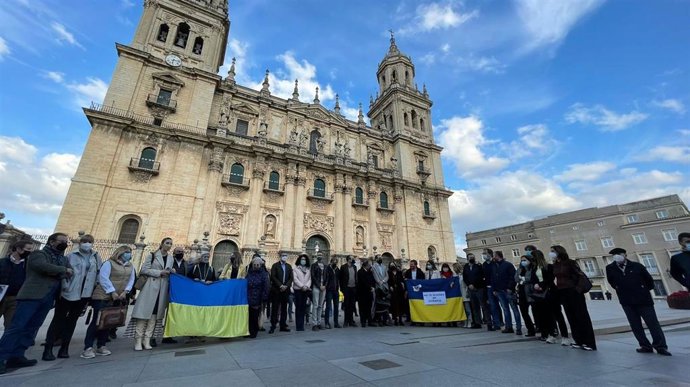 Acto de apoyo a Ucrania.