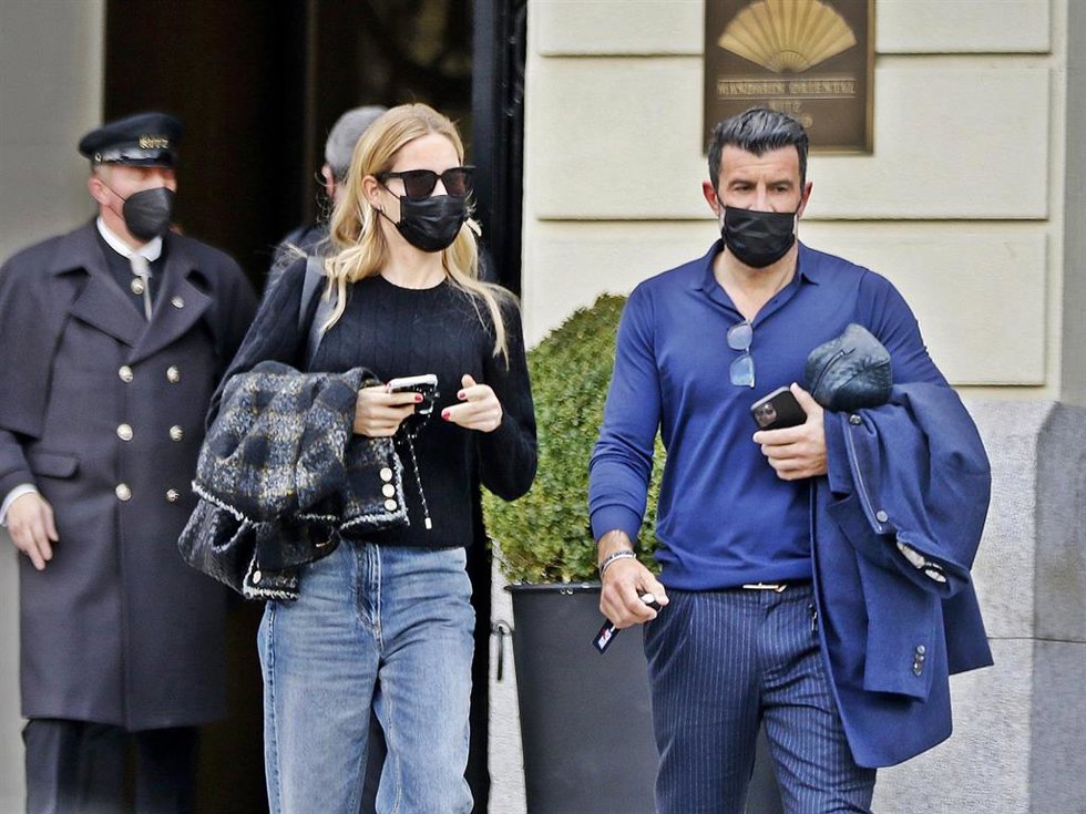 HELEN SVEDIN Y LUIS FIGO, JUNTOS EN MADRID
