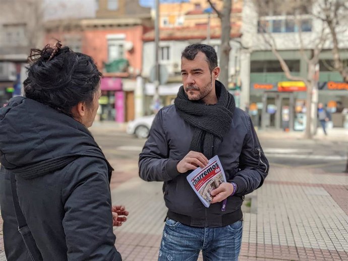 El presidente de Chunta Aragonesista (CHA) en Zaragoza, Chuaquín Bernal,