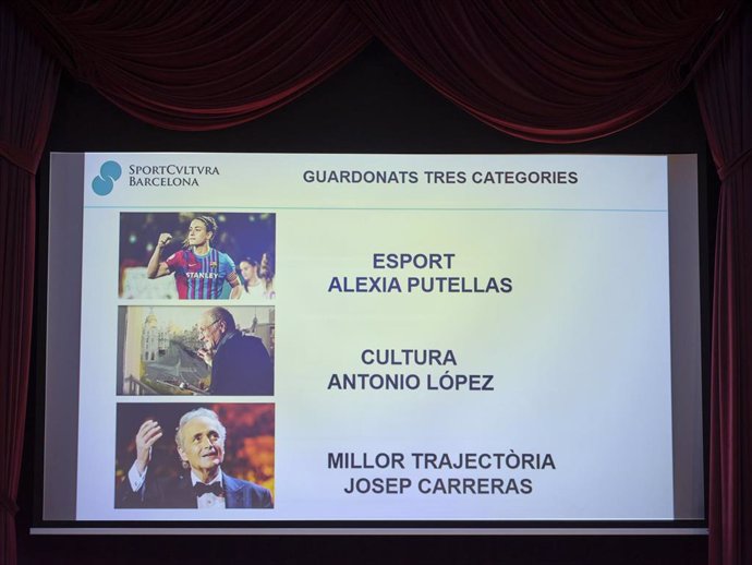 Alexia Putellas, Antonio López y Josep Carreras, proclamados premios Sport Cultura Barcelona 2021
