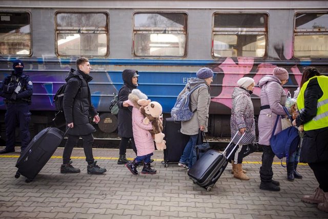 Refugiados ucranianos. 