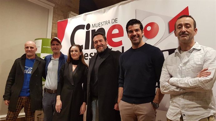 Participantes en la proyección de '100 días con la tata', 'La mancha negra' y 'Cartas mojadas' en la Muestra de Cine Inédito de Jaén