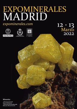 Póster Expominerales Madrid 2022