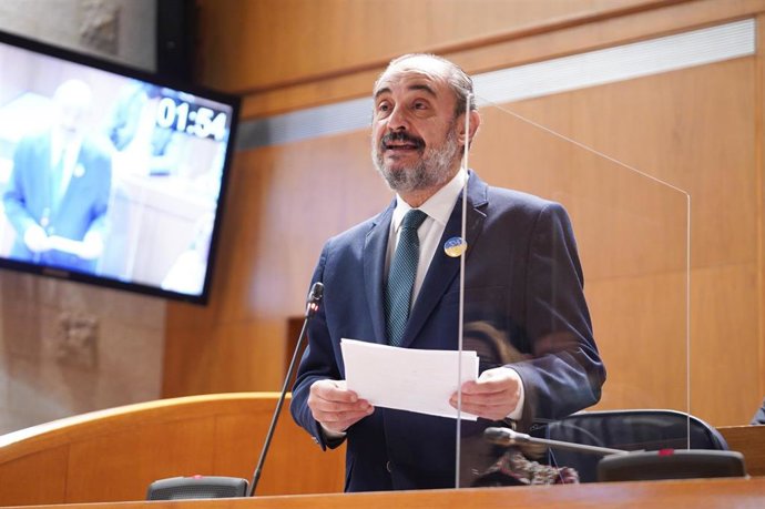 El presidente del Gobierno de Aragón, Javier Lambán.