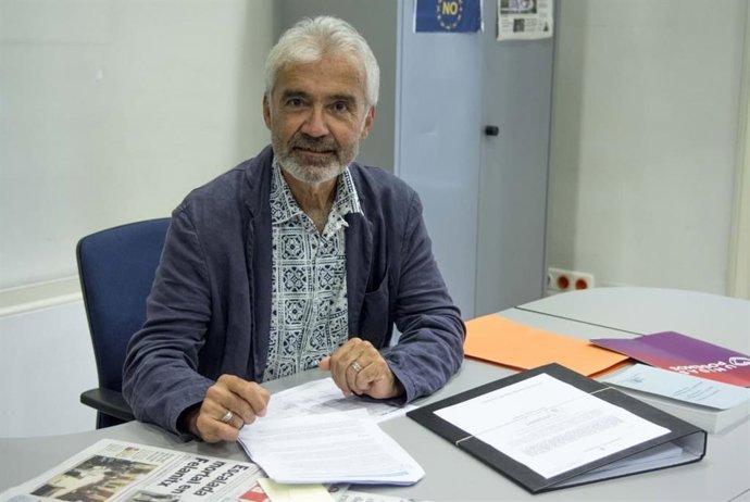 El diputado de Unidas Podemos en el Parlament balear, Pablo Jiménez.