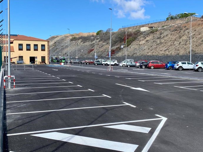Aparcamientos del aeropuerto de La Gomera