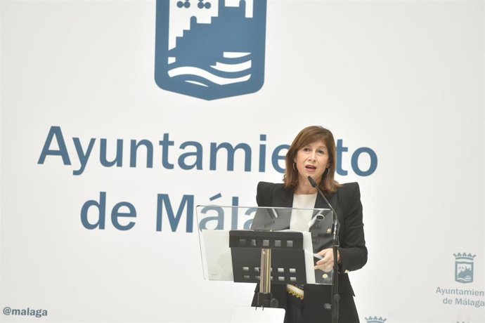 La concejala de Sostenibilidad Medioambiental, Gemma del Corral en rueda de prensa ,