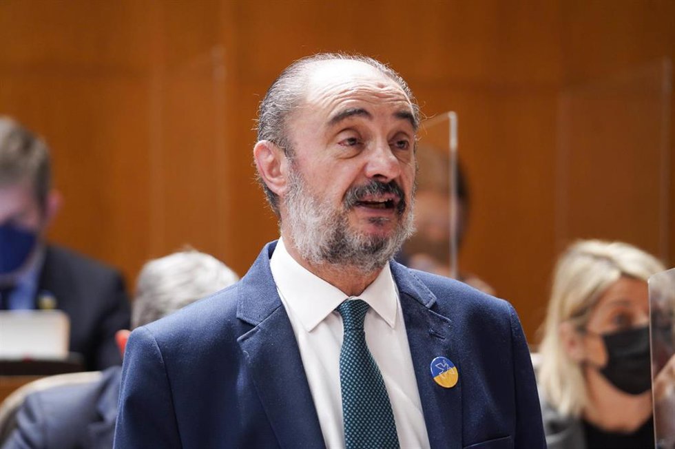 El presidente del Gobierno de Aragón, Javier Lambán.
