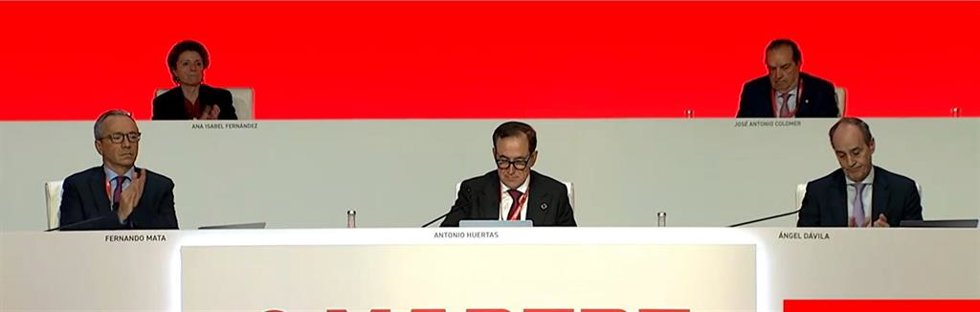 Junta general de accionistas de Mapfre, celebrada el 11 de marzo de 2022 en Madrid.