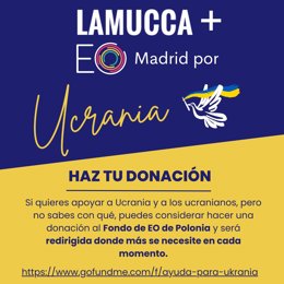 Lamucca destinará 50 céntimos de cada pizza de boletus a ayudar a los desplazados ucranianos