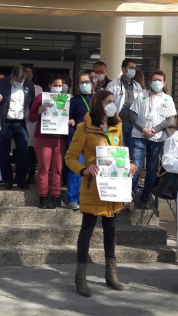 Protestas con motivo de una agresión.