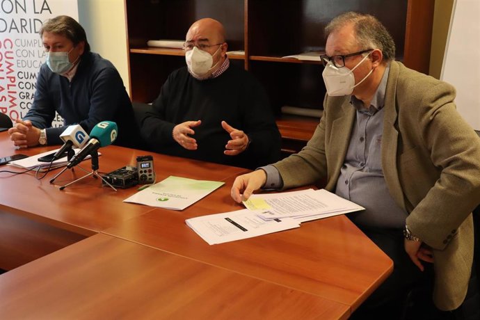Rueda de prensa de sindicatos agrarios para anunciar que participarán en las movilizaciones del sector el 20 de marzo en Madrid