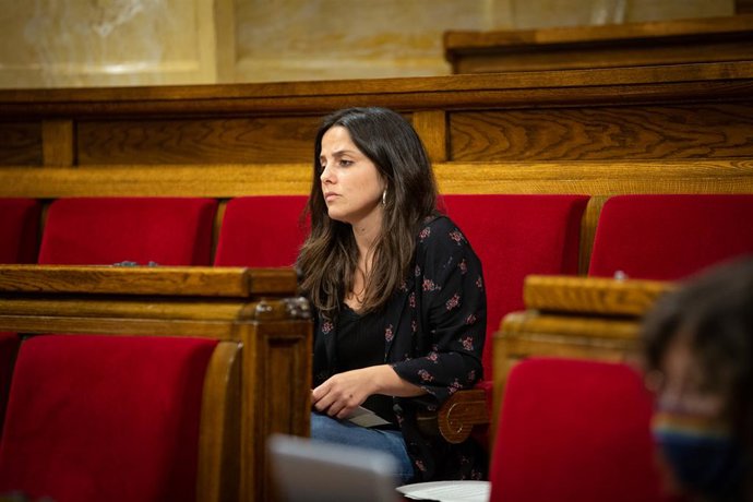 Archivo - La diputada de CUP, Maria Sirvent