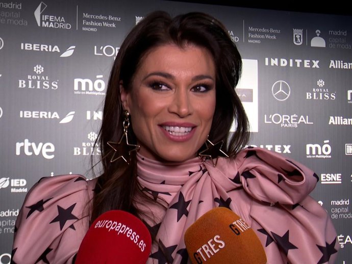 Sonia Ferrer, en el desfile de Hannibal Laguna en la MBFWM