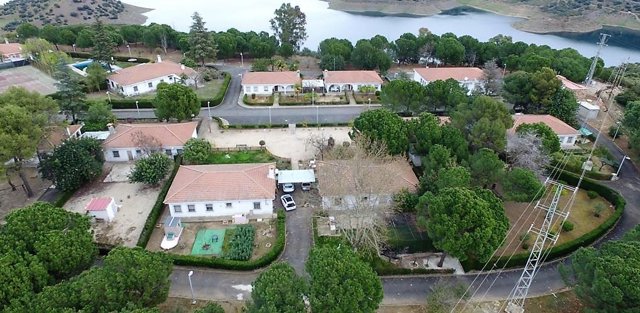 Viviendas de trabajadores ubicadas en el pantano del Guadalén