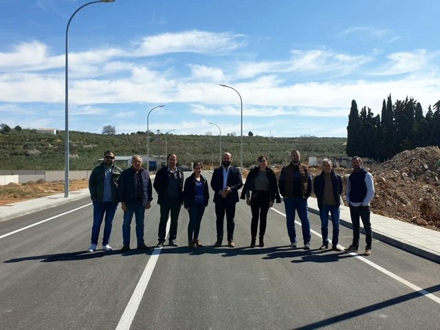 Visita a las obras de urbanización del polígono agroindustrial