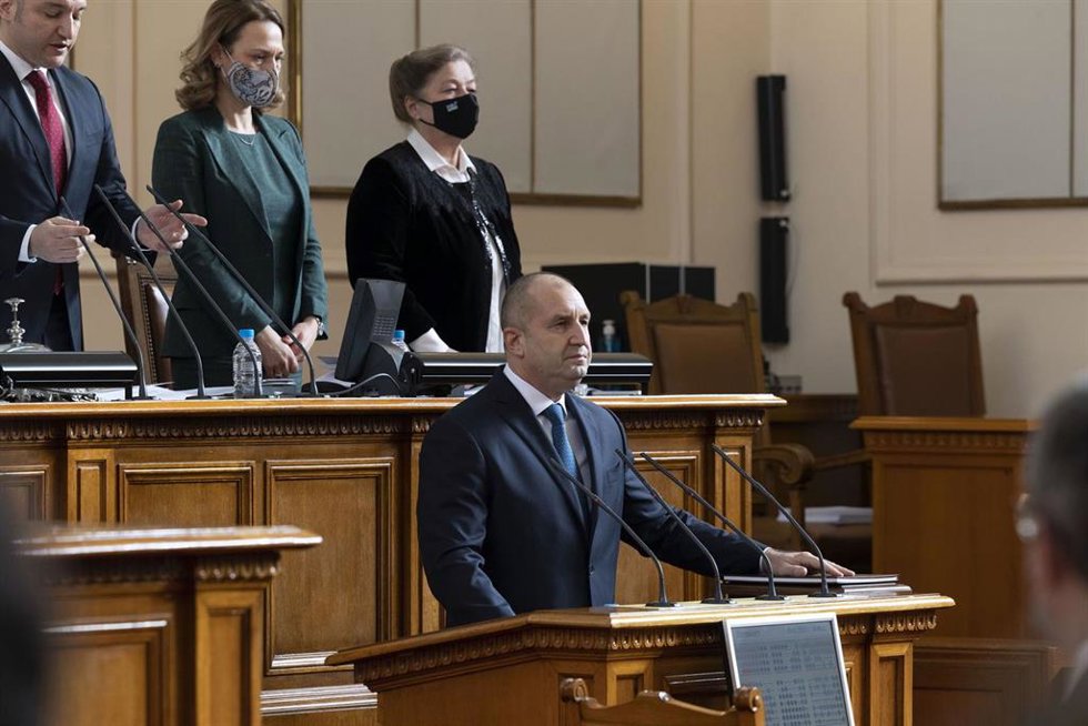 El presidente búlgaro, Rumen Radev.