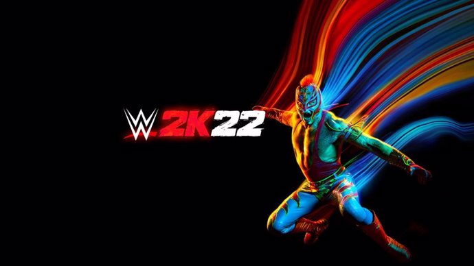 Rey Mysterio, portada del videojuego WWE 2K22 ya disponible en España.