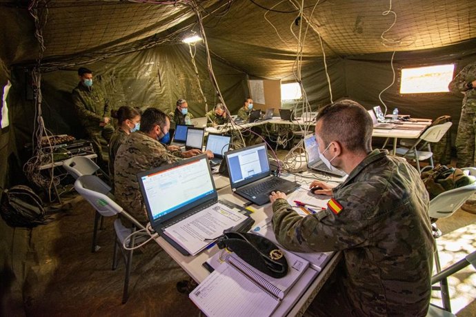 Situación táctica del ejercicio semejante a la prevista en la ZO.