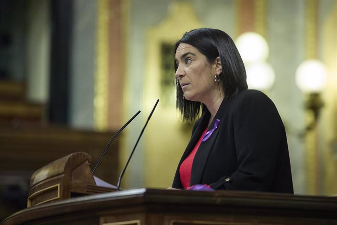 La diputada de Ciudadanos, María Carmen Martínez Granados, interviene en una sesión plenaria en el Congreso de los Diputados, a 8 de marzo de 2022, en Madrid (España)