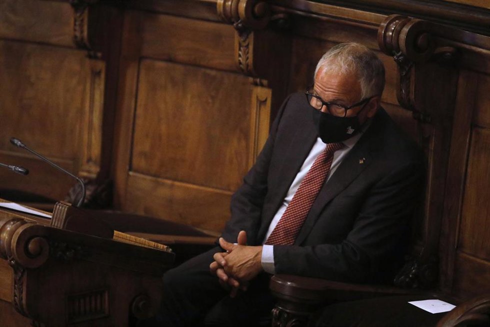 Archivo - El presidente del PP en el Ayuntamiento de Barcelona, Josep Bou