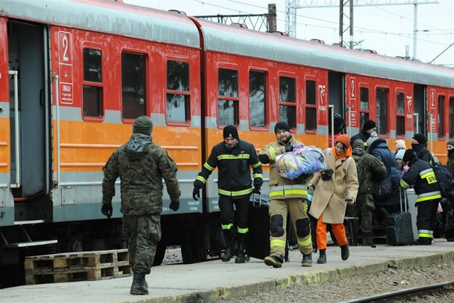 Refugiados ucranianos en Polonia 