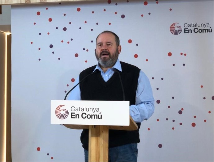 Archivo - Arxivo - El portaveu dels comuns i diputat al Congrés, Joan Mena.