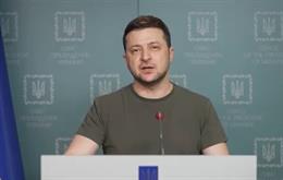El president d'Ucrnaia, Volodimir Zelenski