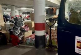 Varios pilotos participan en una caravana solidaria desde Zaragoza a Polonia con ayuda para los ucranianos.