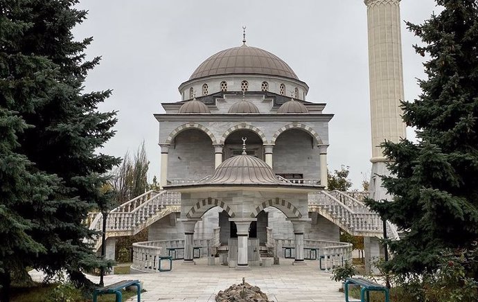 Mezquita de Soleimán el Magnífico en Mariúpol
